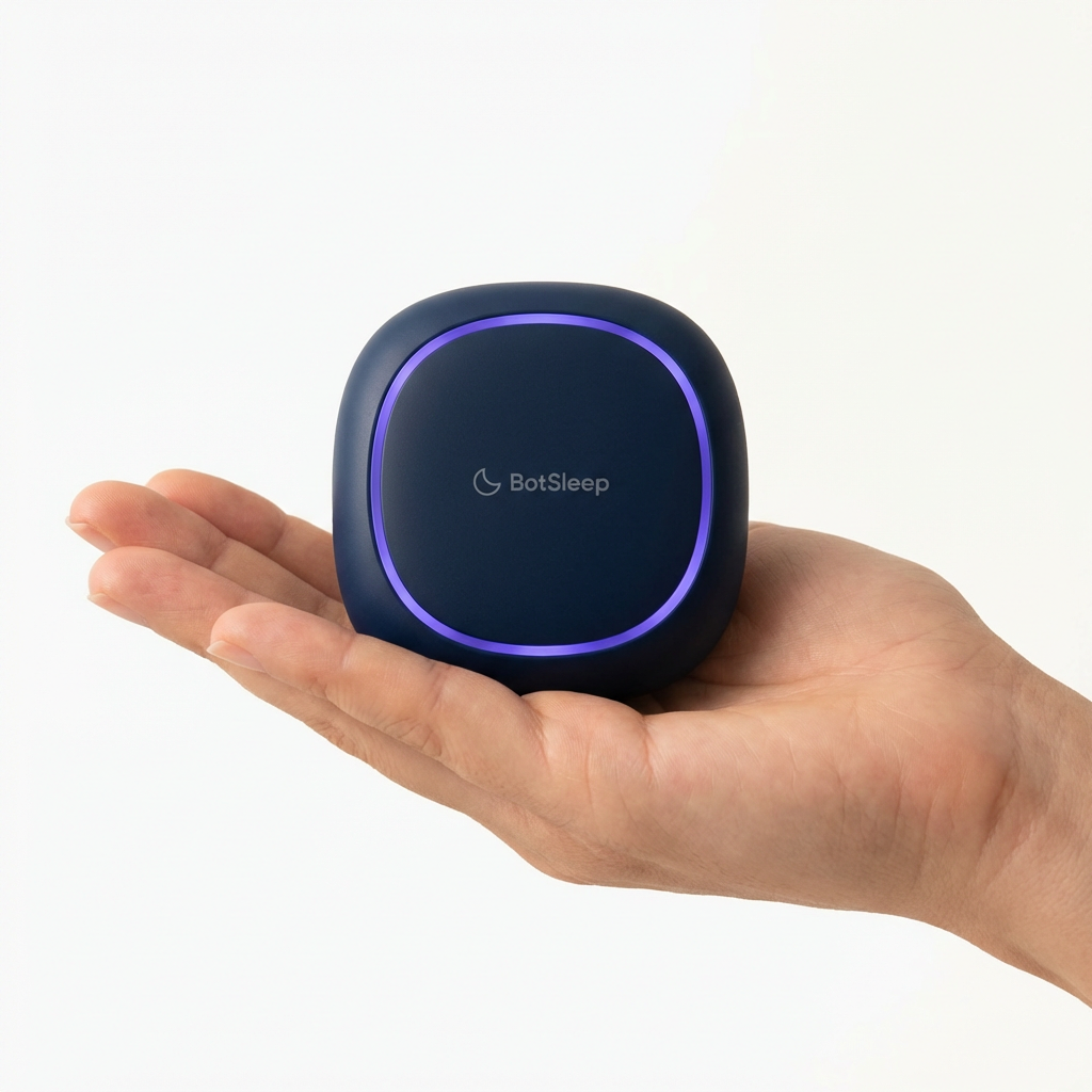 BotSleep Portable EMS Sleep Aid Device - Pulse & Warm Therapy